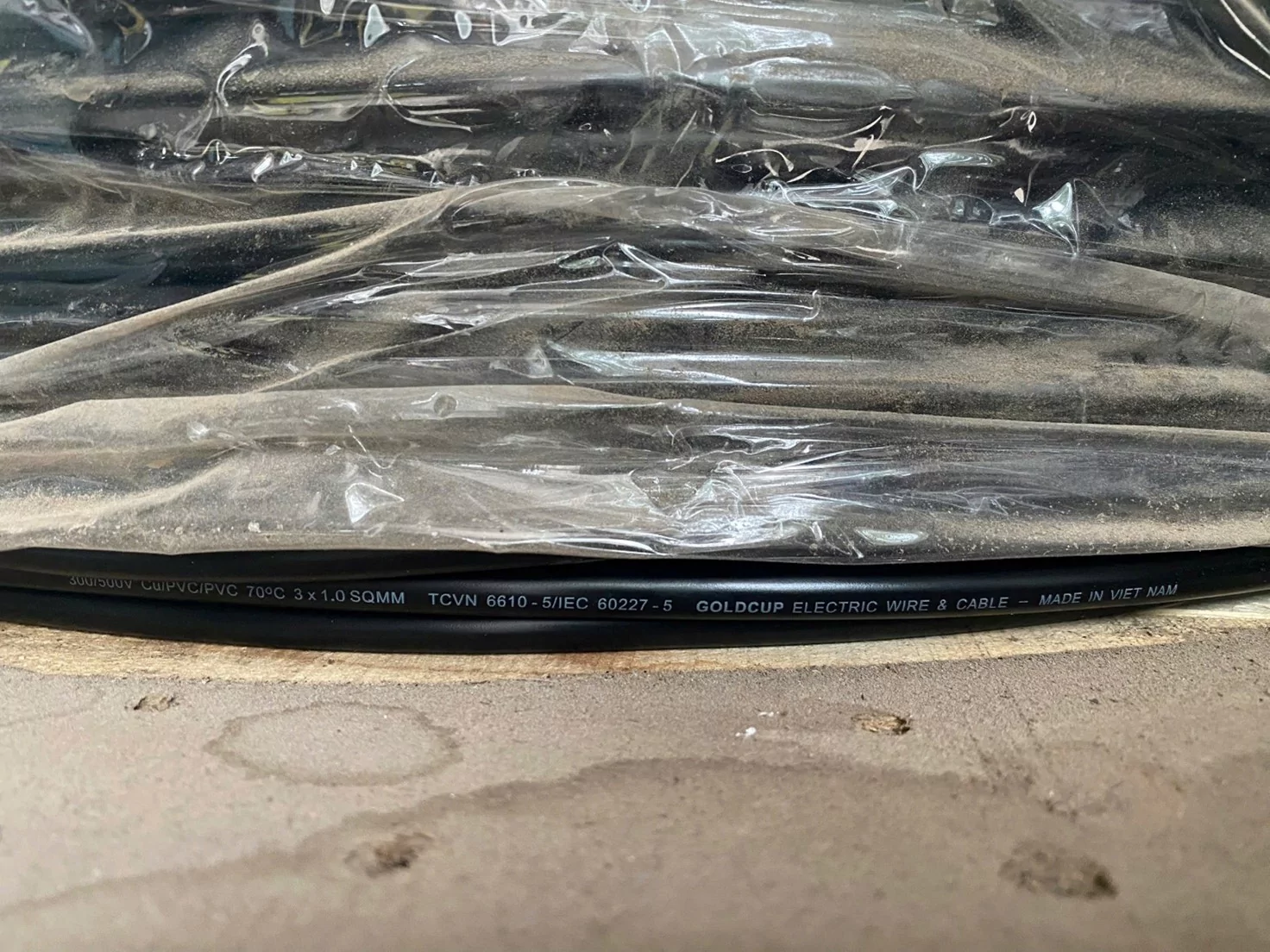 Goldcup 300/500V PVC Insulated 3-core Flexible Core Cable - Cu/PVC/PVC 3x1 mm²